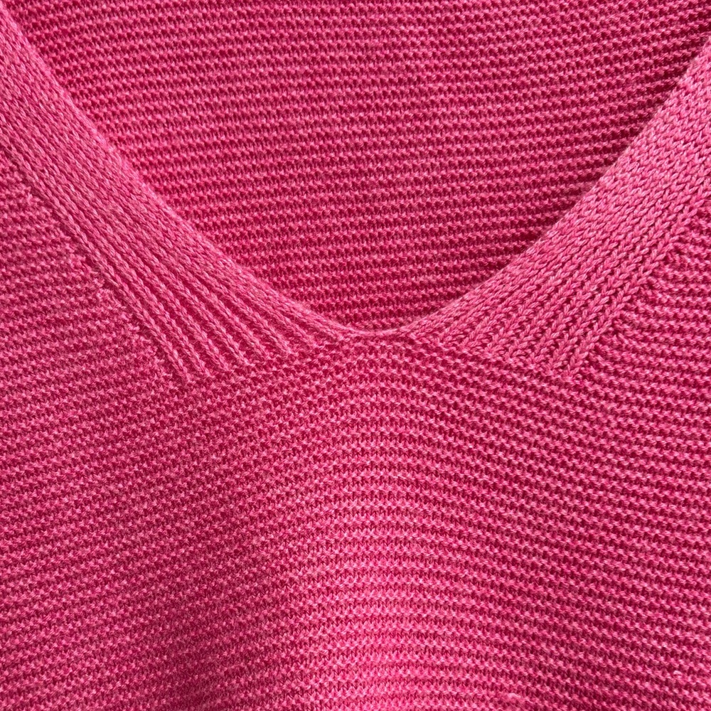 Talbots Bright Pink Knit Sweater - Picture 3 of 6